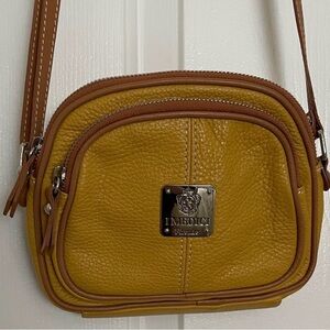 Mustard Valentina Leather Bag
